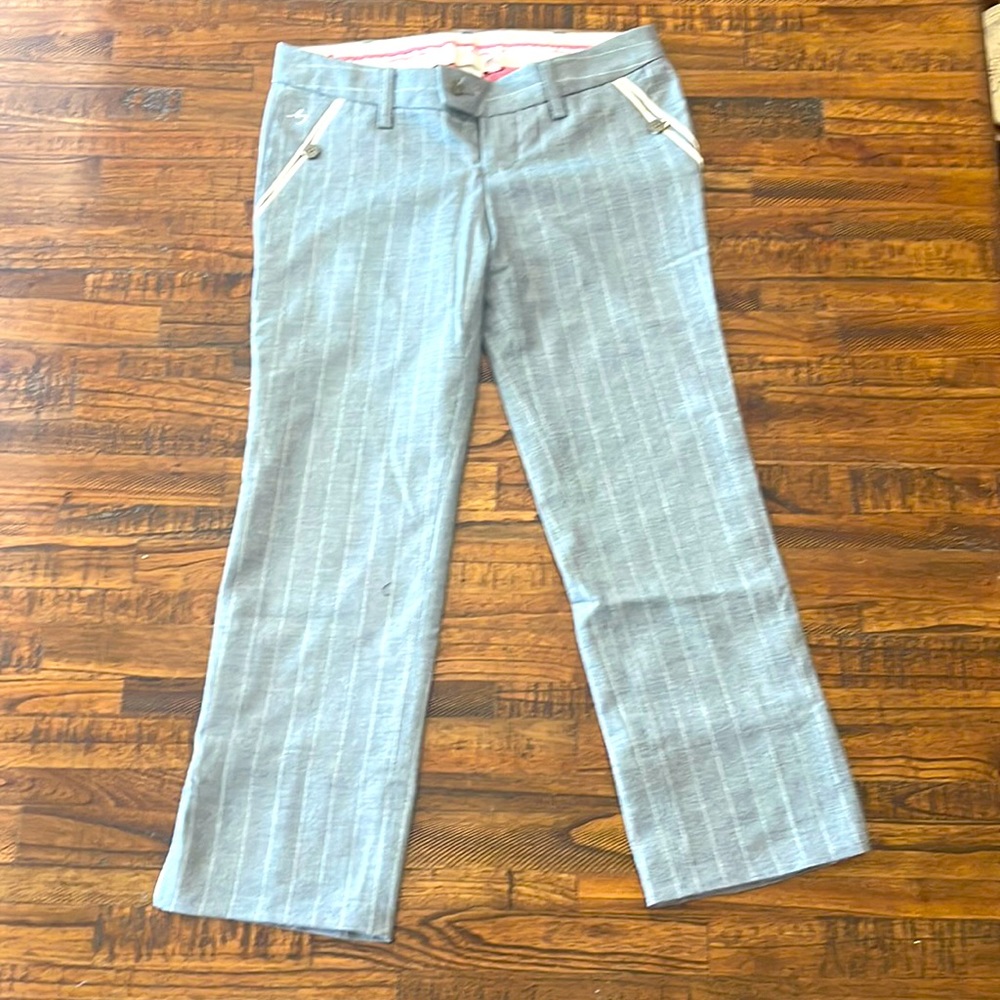 Abercrombie and Fitch Pinstripe Capri Pants